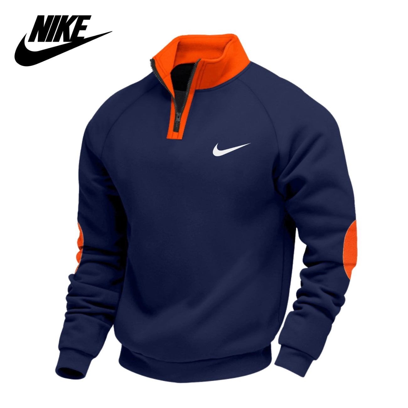 Lässiger Pullover mit halbem Reißverschluss | AUSVERKAUFSPREIS