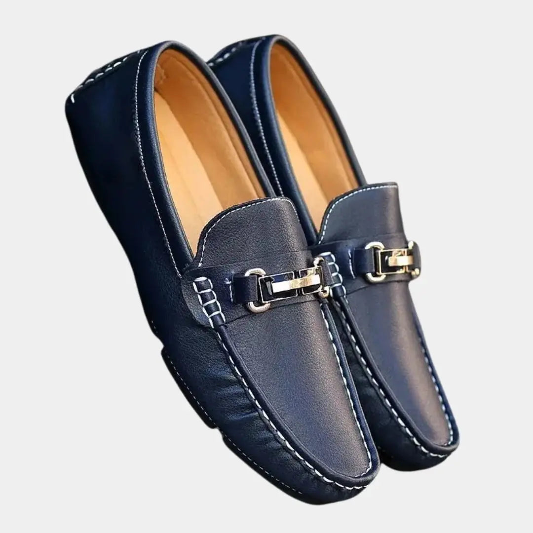 Elegante Loafer aus Vollnarbenleder