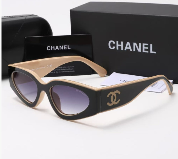 Rechteckige Acetat-Sonnenbrille
