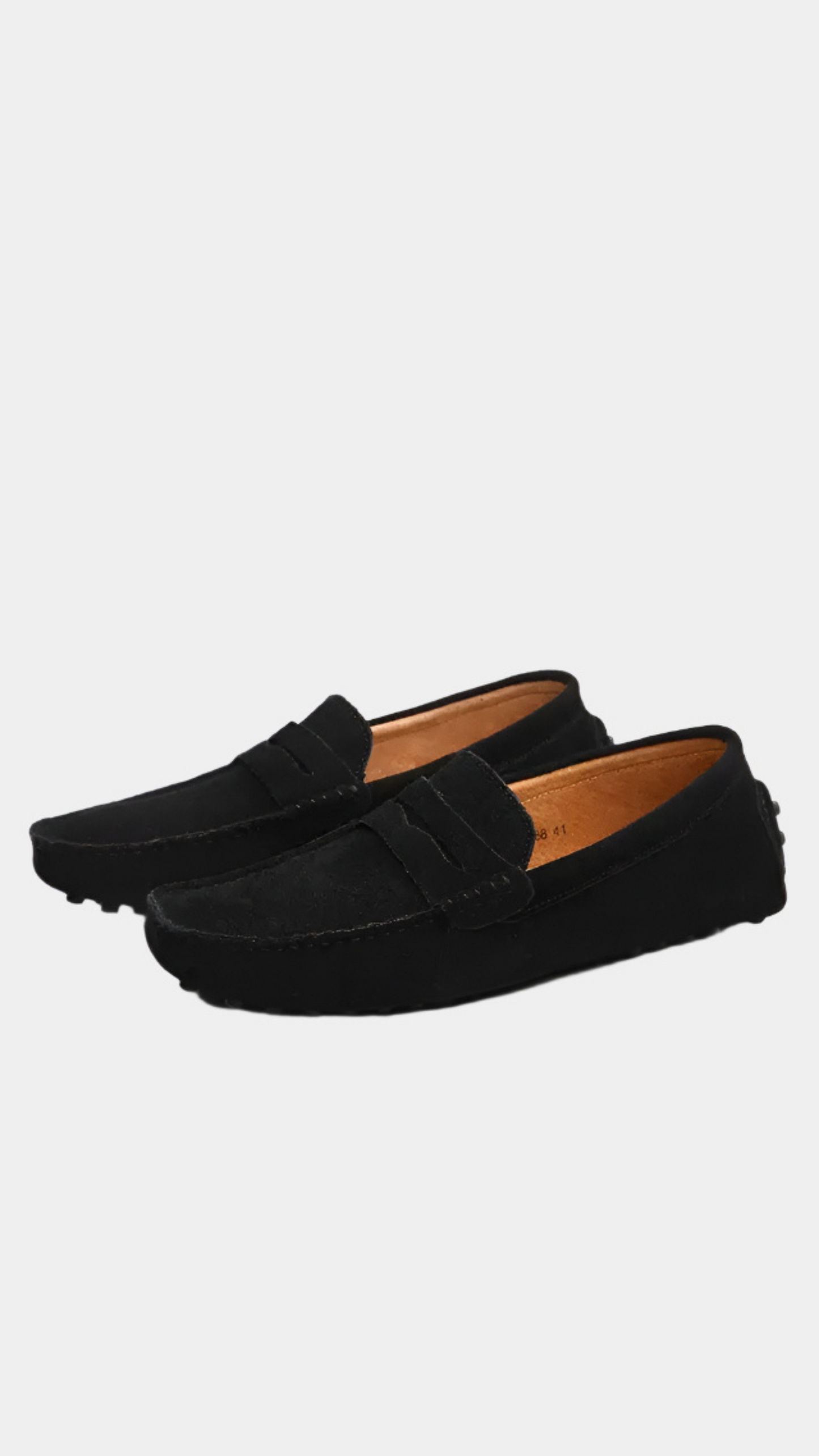 Klassische Slipper aus Wildleder