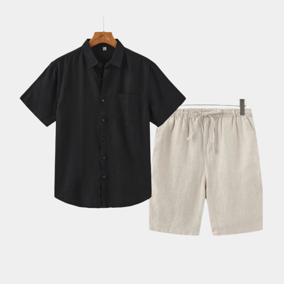 Athens Leinen-Shorts-Set