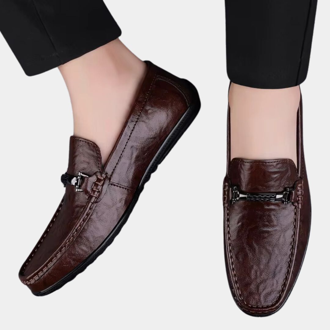 Bourne and Mason Elegante Leder-Loafer