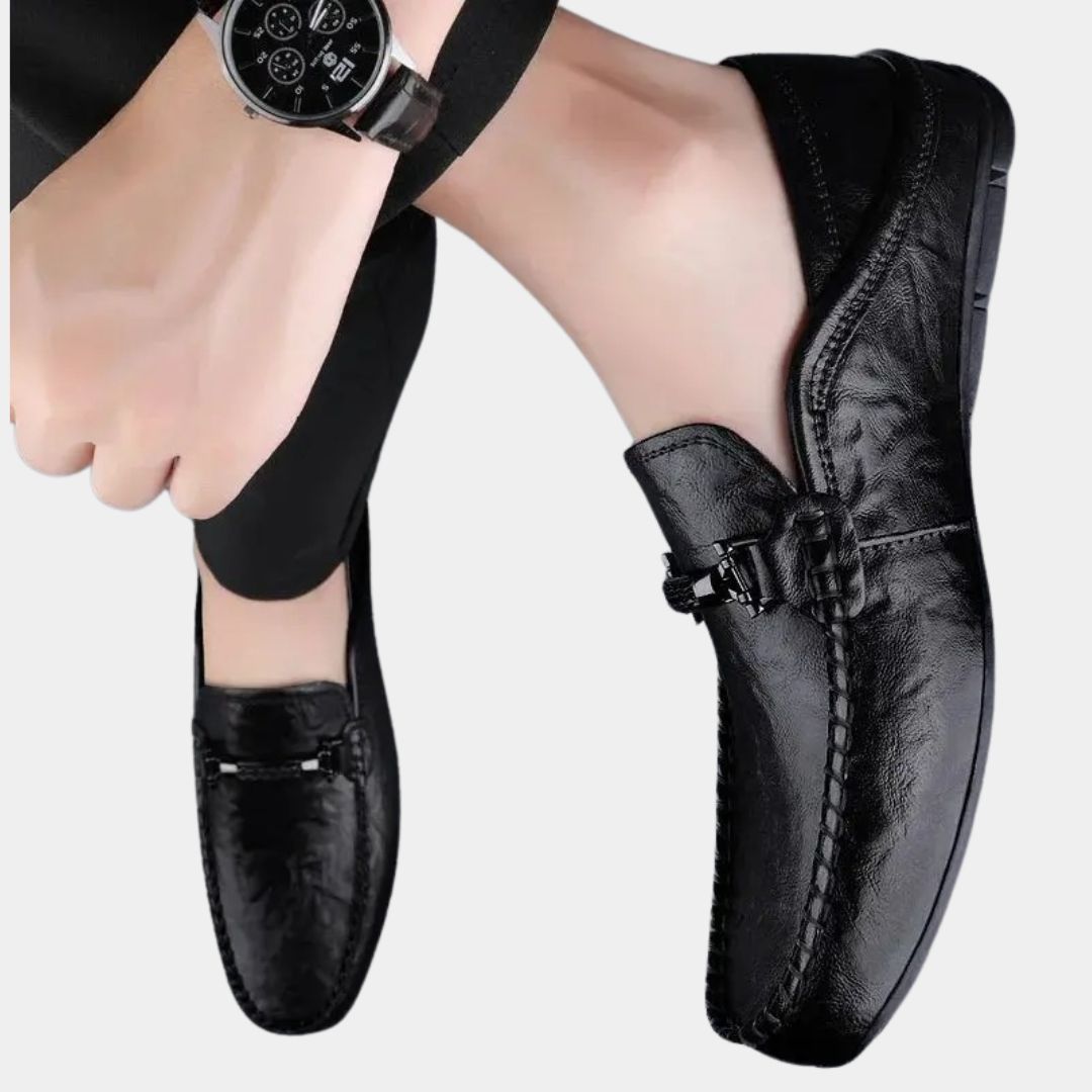 Bourne and Mason Elegante Leder-Loafer