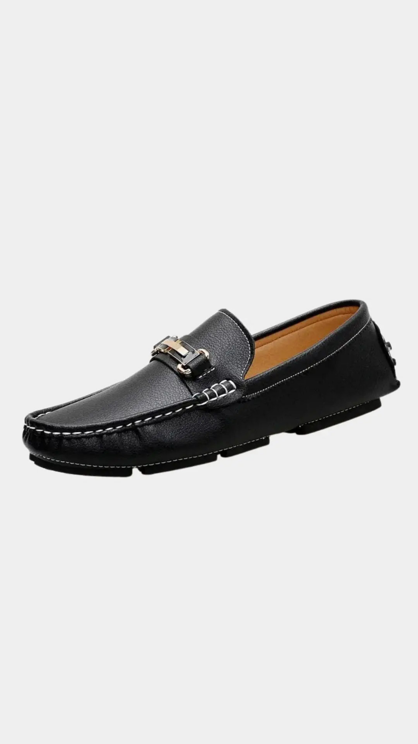 Elegante Loafer aus Vollnarbenleder