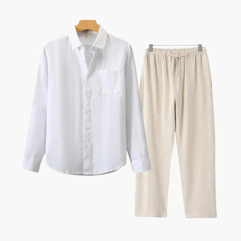 Torino Leinen-Set (lange Ärmel)