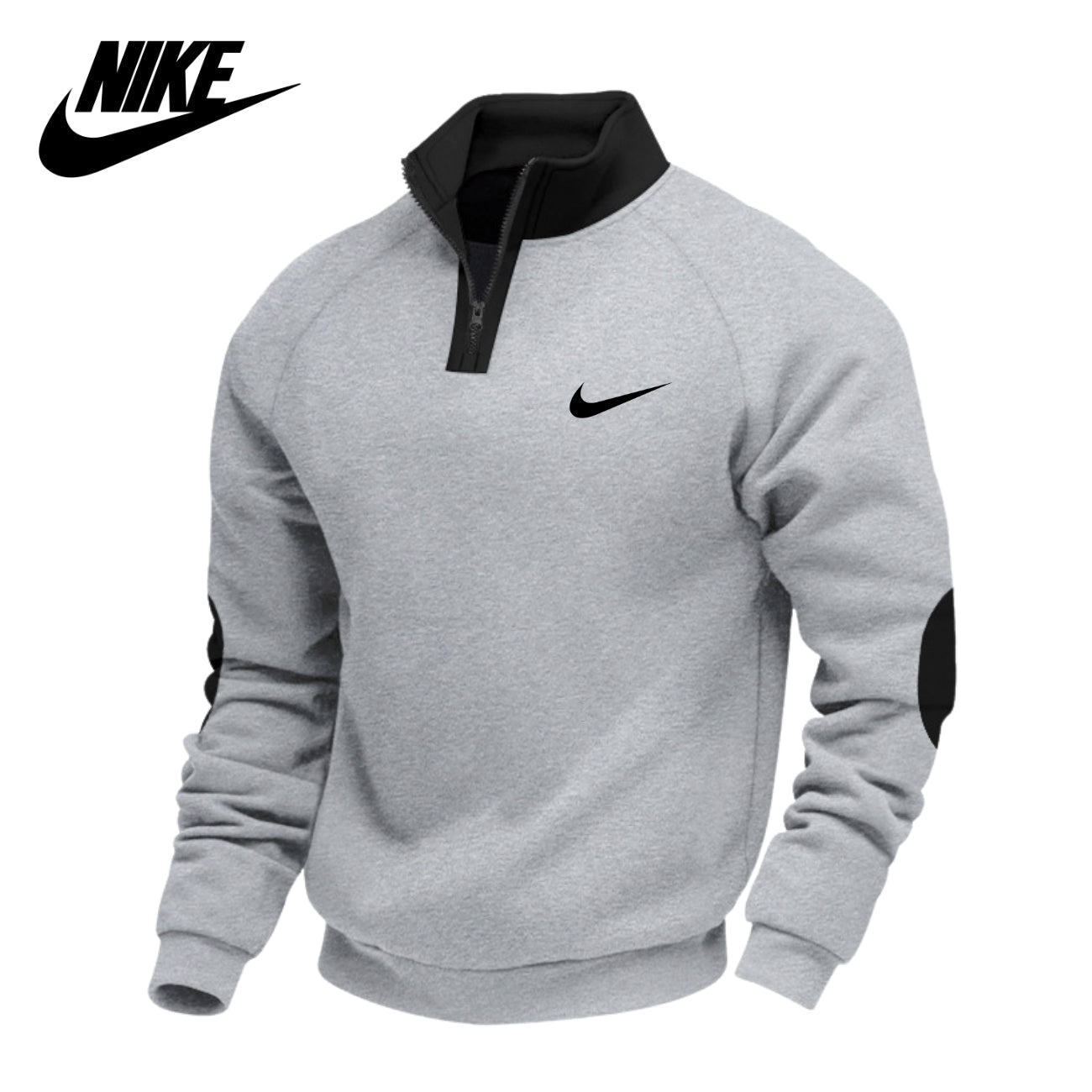 Lässiger Pullover mit halbem Reißverschluss | AUSVERKAUFSPREIS