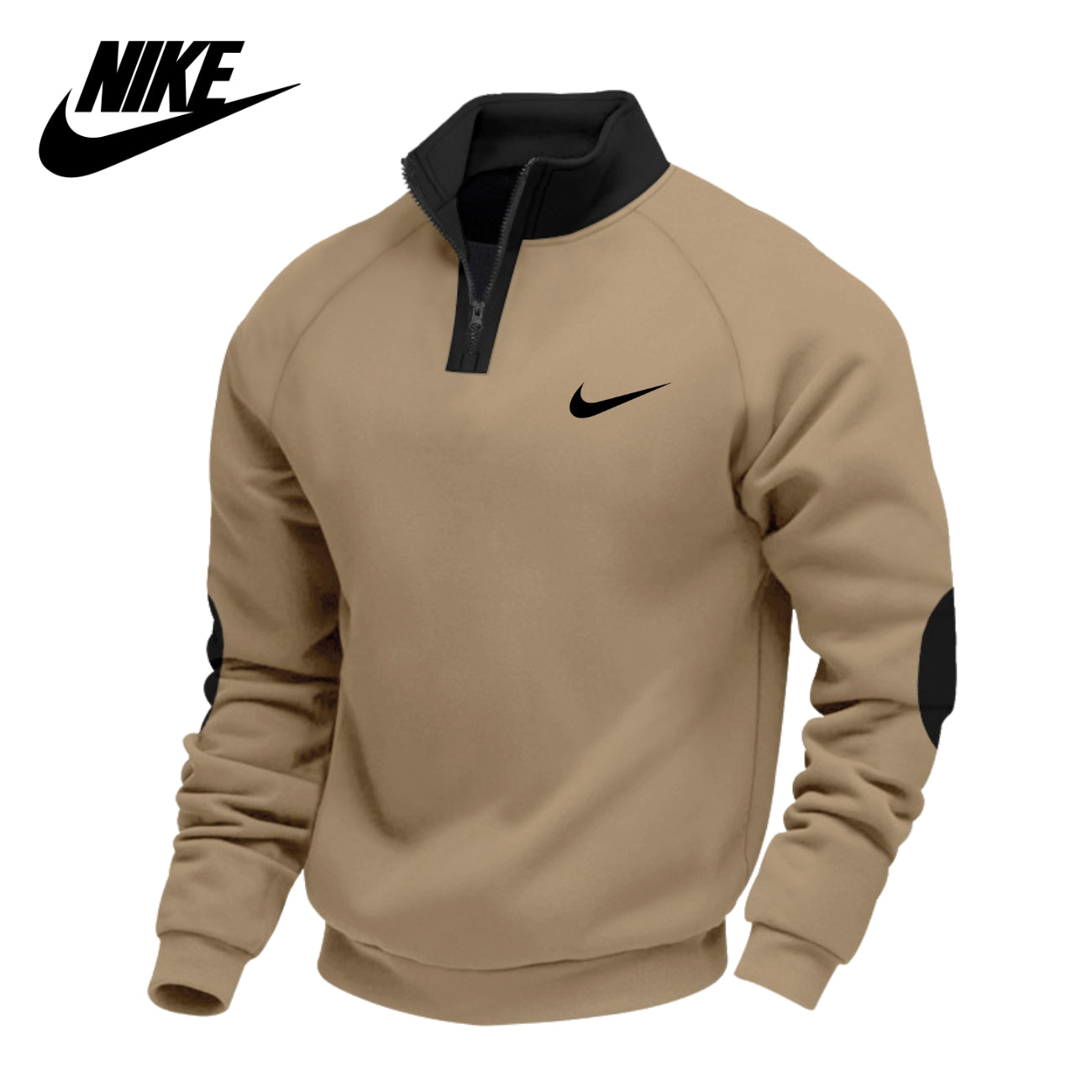 Lässiger Pullover mit halbem Reißverschluss | AUSVERKAUFSPREIS