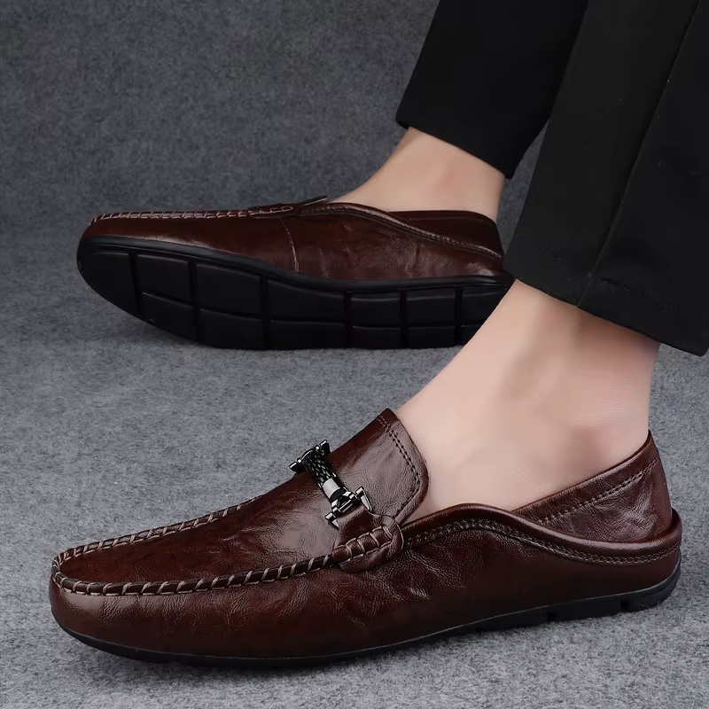 Bourne and Mason Elegante Leder-Loafer