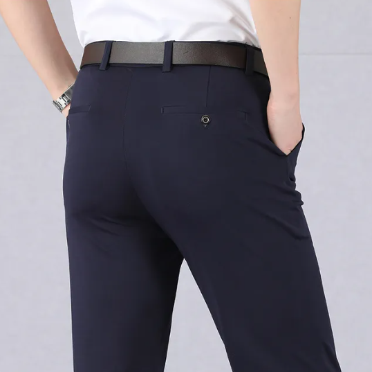 Klassische Stretch-Slim-Fit-Hose für Herren