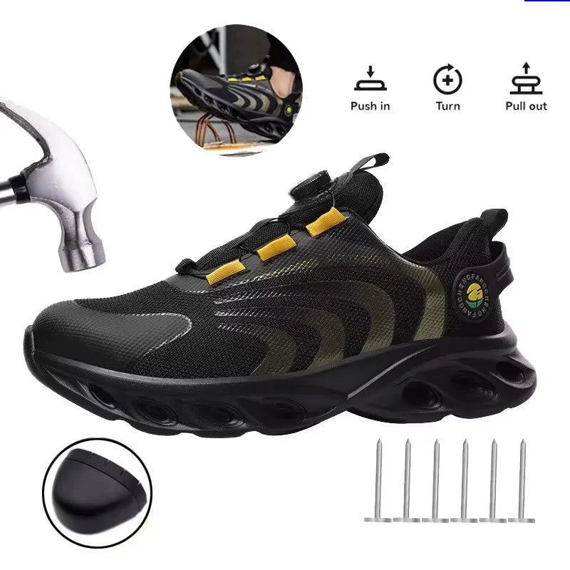 Unzerstörbare Turnschuhe mit Stahlkappe