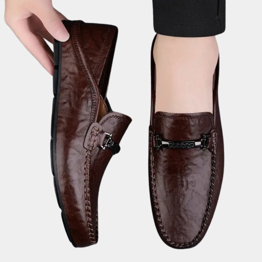 Bourne and Mason Elegante Leder-Loafer