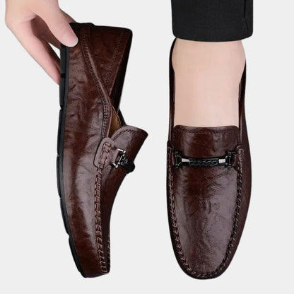 Bourne and Mason Elegante Leder-Loafer