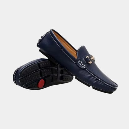 Elegante Loafer aus Vollnarbenleder