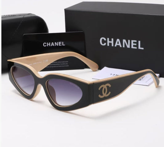 Rechteckige Acetat-Sonnenbrille