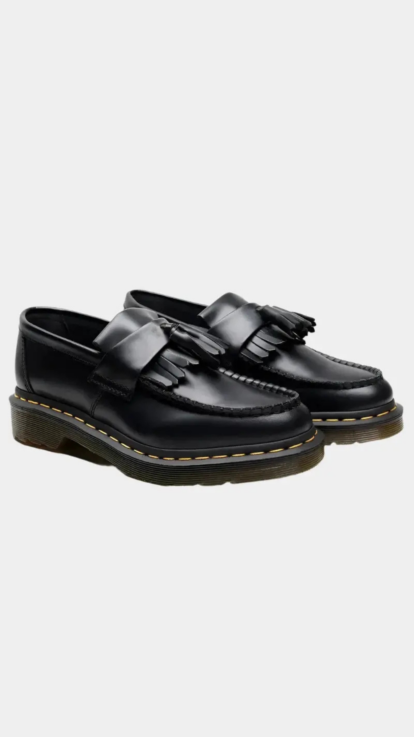 Elegante schwarze Leder-Loafer