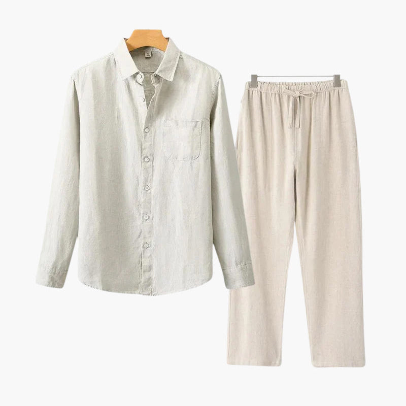 Torino Leinen-Set (lange Ärmel)