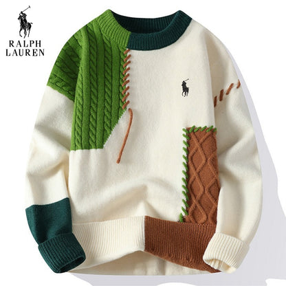 RL® Lässiger Patchwork-Pullover – ABVERKAUFSPREIS 