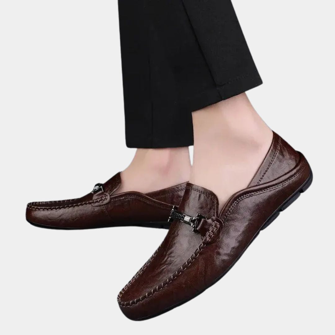 Bourne and Mason Elegante Leder-Loafer