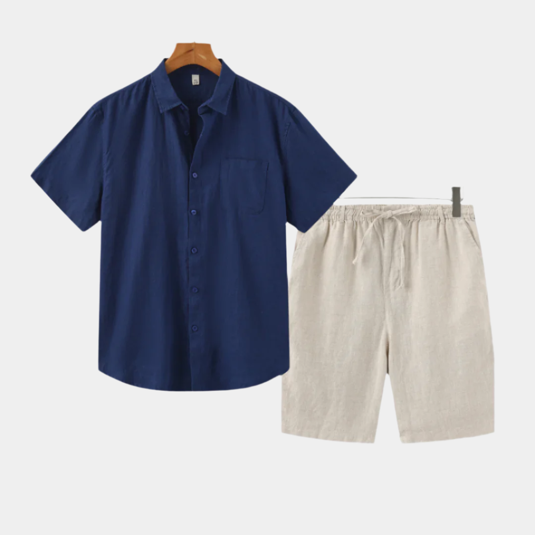 Athens Leinen-Shorts-Set