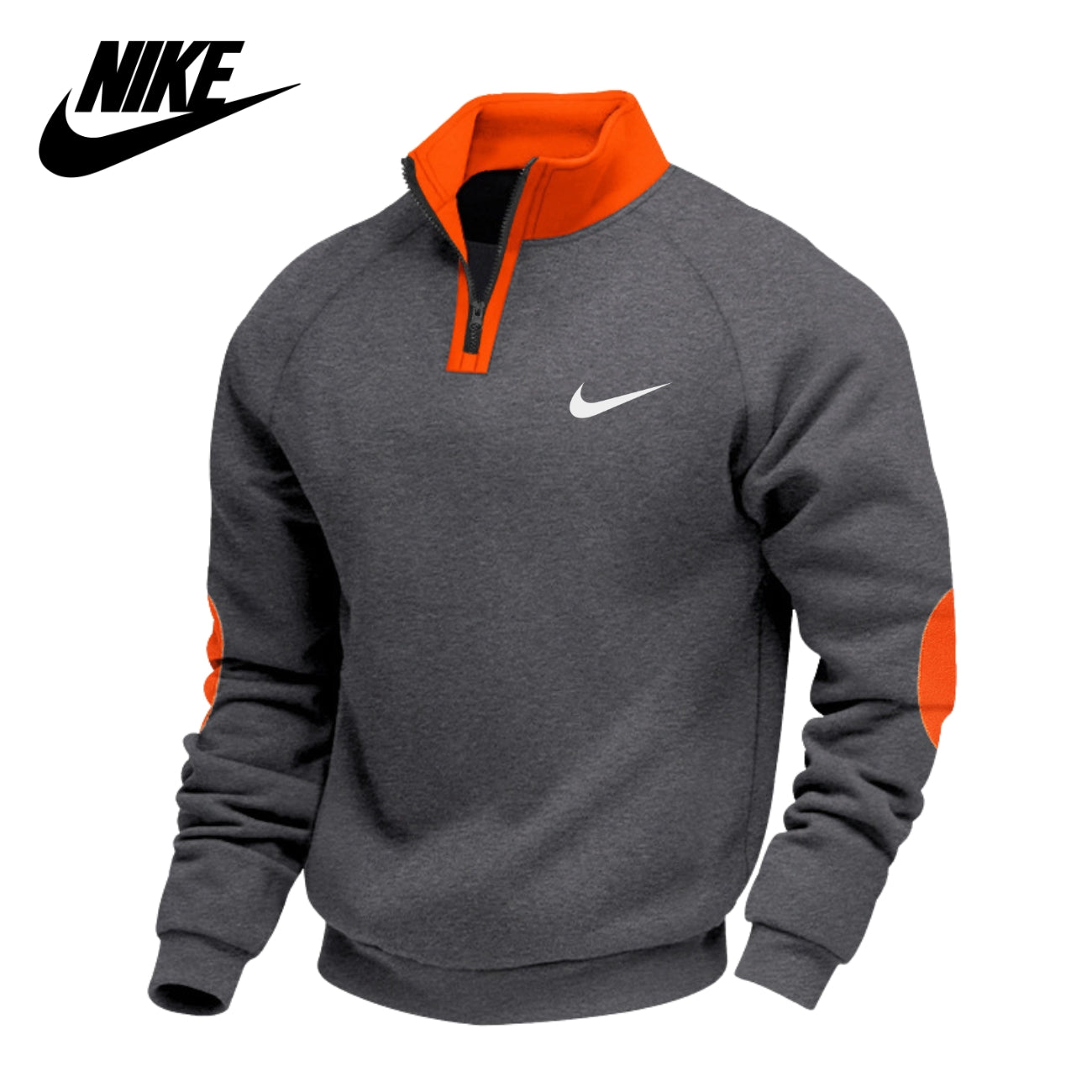 Lässiger Pullover mit halbem Reißverschluss | AUSVERKAUFSPREIS