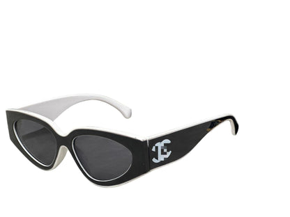 Rechteckige Acetat-Sonnenbrille
