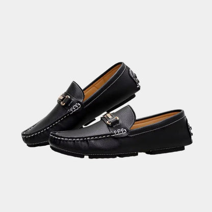 Elegante Loafer aus Vollnarbenleder