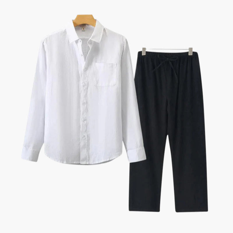 Torino Leinen-Set (lange Ärmel)