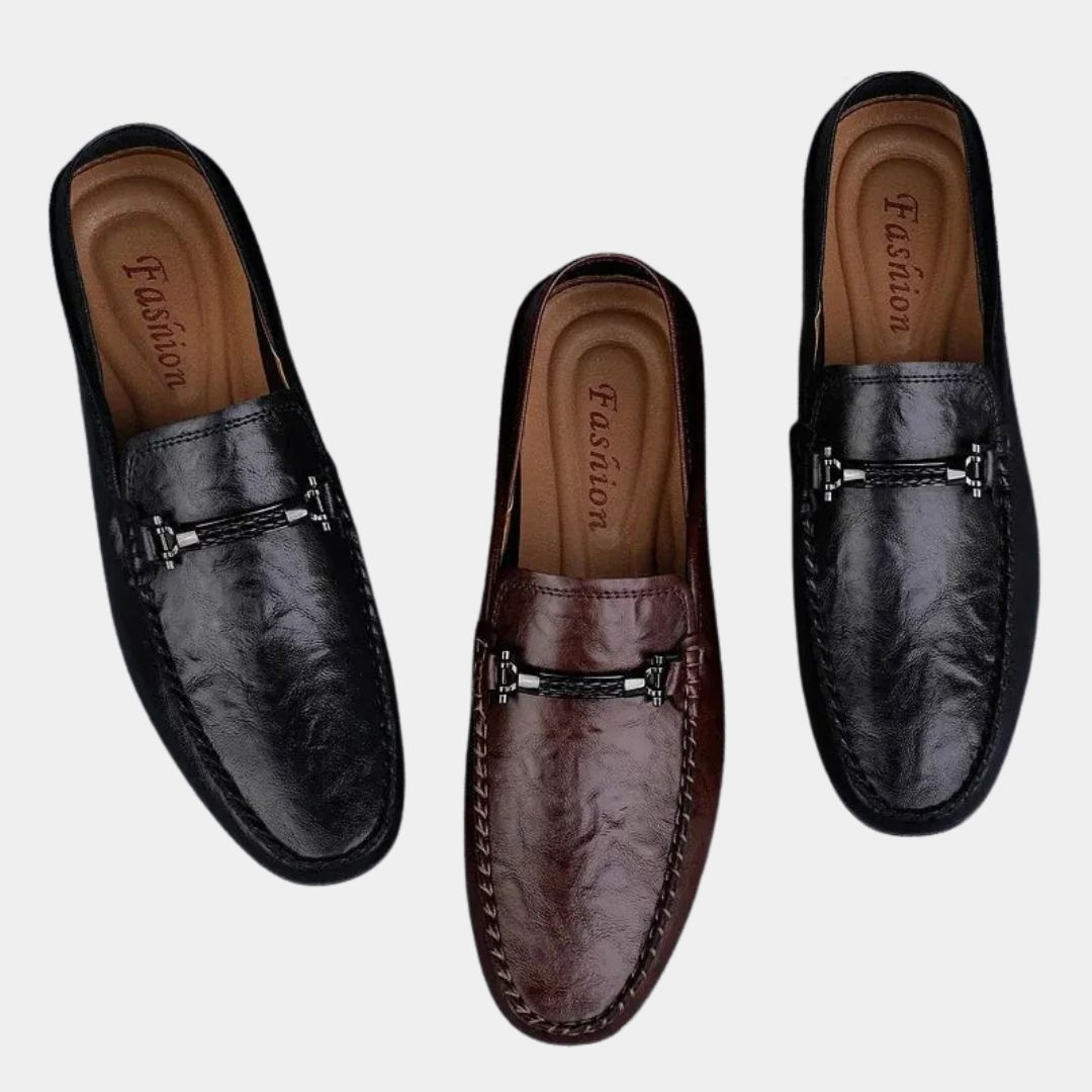 Bourne and Mason Elegante Leder-Loafer