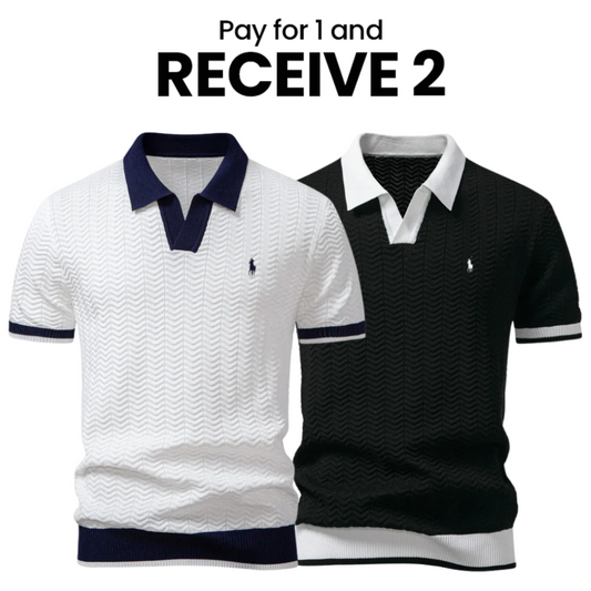 [1 kaufen, 2 bekommen] RL® | Premium Trikot-Poloshirt