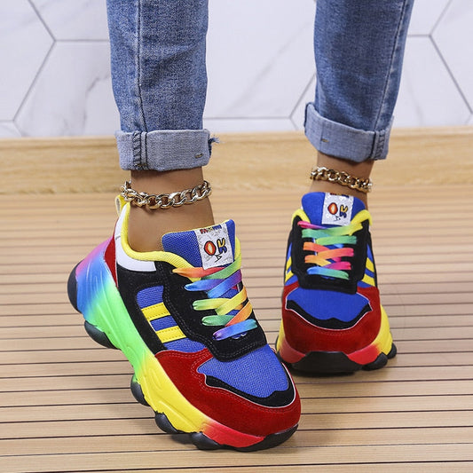 Orthopädische bunte Turnschuhe
