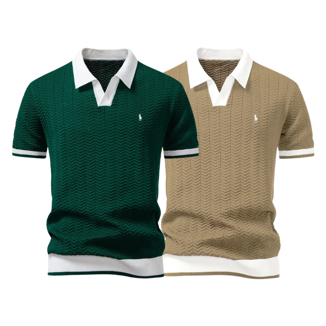 [1 kaufen, 2 bekommen] RL® | Premium Trikot-Poloshirt