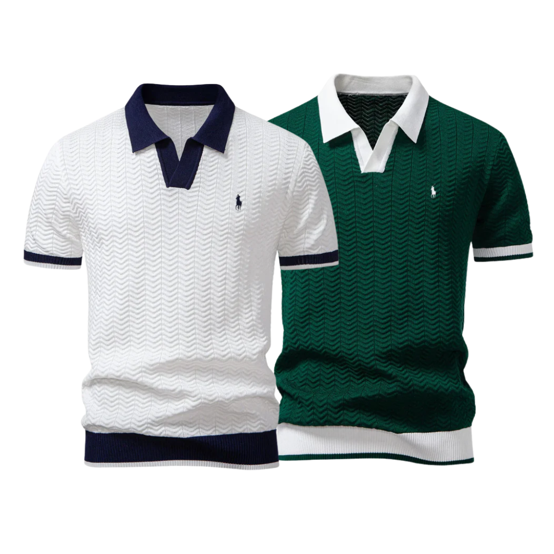 [1 kaufen, 2 bekommen] RL® | Premium Trikot-Poloshirt