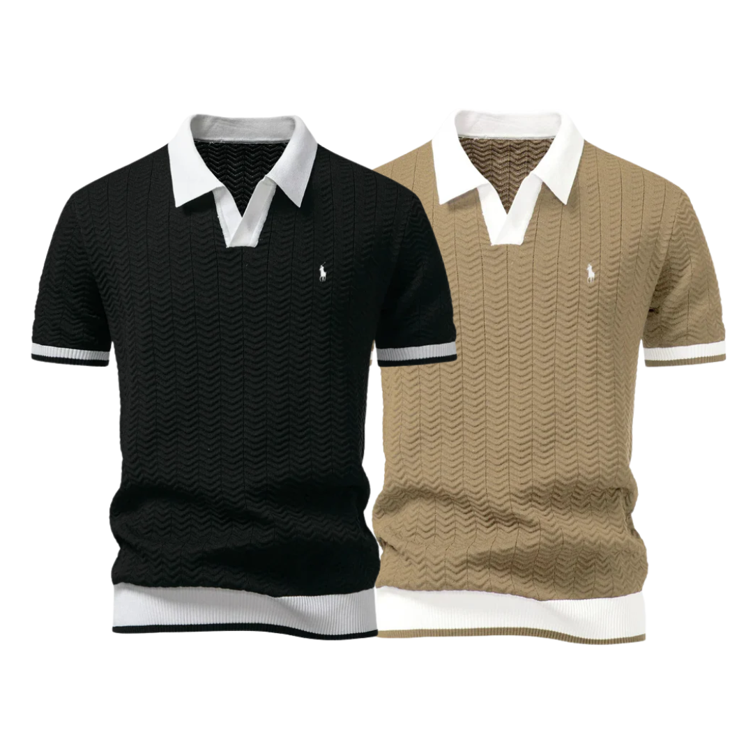 [1 kaufen, 2 bekommen] RL® | Premium Trikot-Poloshirt