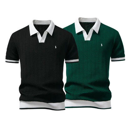 [1 kaufen, 2 bekommen] RL® | Premium Trikot-Poloshirt