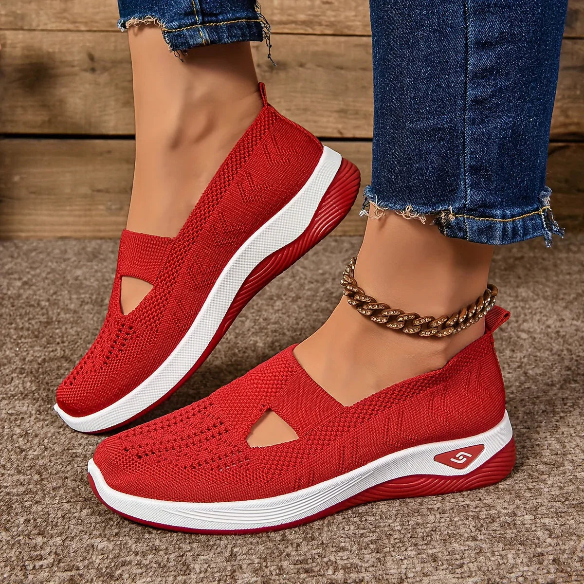 CloudWear™ – Atmungsaktive und äußerst bequeme orthopädische Sneakers für Damen