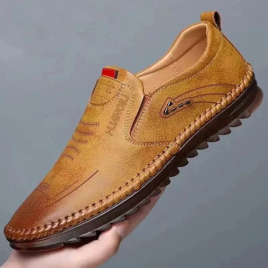 Slip-On-Mokassins aus Leder für Herren 
