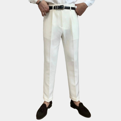 Klassische Hose Astoria mit Gürtel